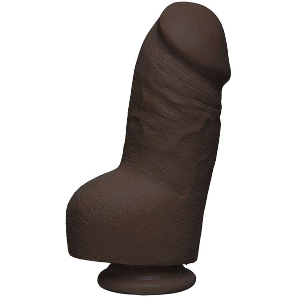 "The D - Fat D - 8 Inch With Balls - Ultraskyn - Chocolate DJ1700-88-CD"