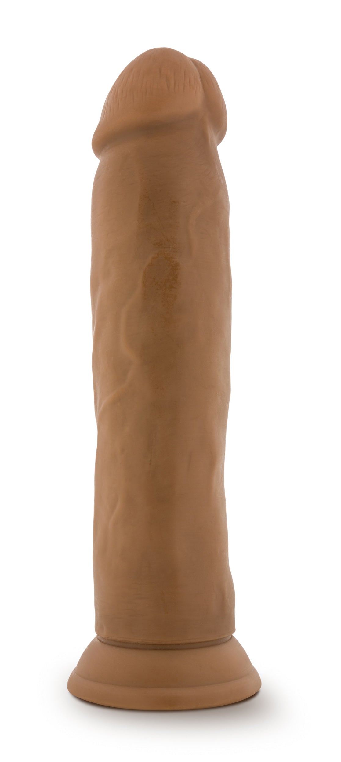 "Dr. Skin Silicone - Dr. Henry - 9 Inch Dildo With Suction Cup - Mocha BL-27957"