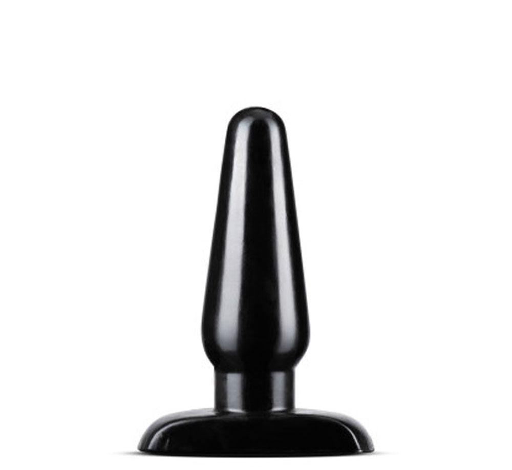"Anal Adventures - Basic Anal Plug - Medium - Black BL-18715"
