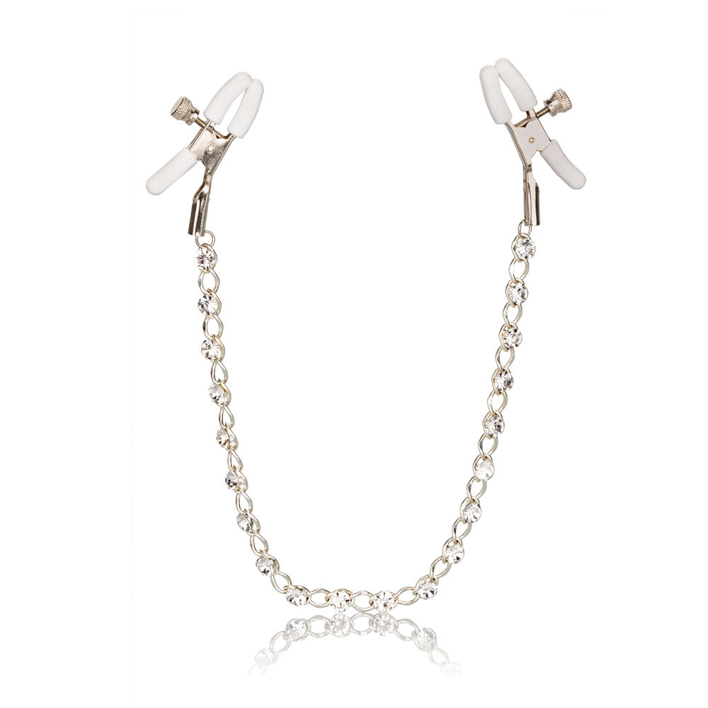 "Nipple Play Crystal Chain Nipple Clamps SE2617052"