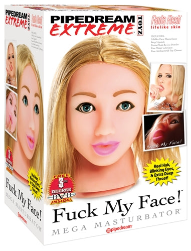 "Pipedream Extreme Fuck My Face - Blonde PDRD179-01"