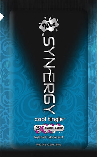"Wet Synergy Hybric Lubricant - Basic Plus Cool Tingle - 6 ml Foil WT36125"