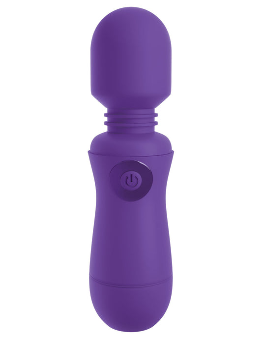 "Omg! Wands Enjoy Rechargeable Vibrating Wand - Purple PD1785-12"