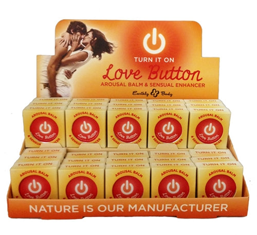 Love Button Arousal Balm - 30 Piece P.O.P. Display EB-HLB102D