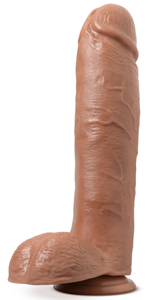 "Au Naturel - Huge - 10 Inch Dildo - Mocha BL-26717"