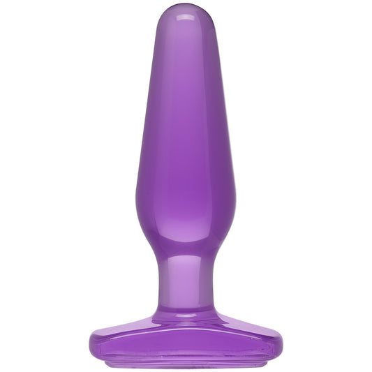"Crystal Jellies Butt Plug - Medium - Purple DJ0289-06"