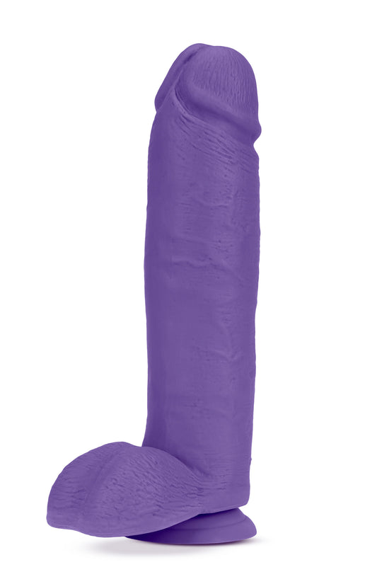 "Au Naturel - Bold - Huge - 10 Inch Dildo - Purple BL-26711"