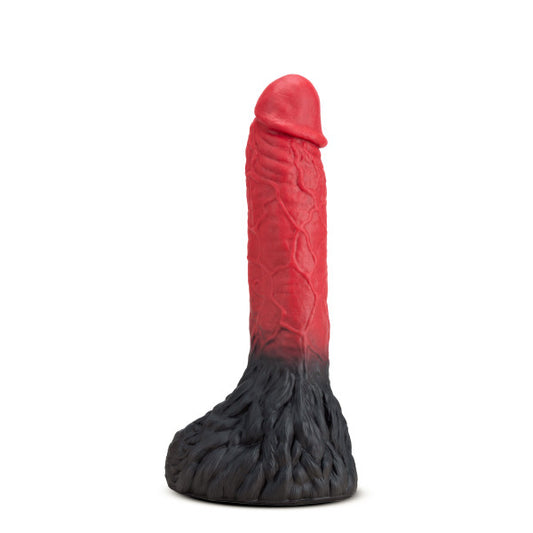 "The Realm - Lycan - Lock on Werewolf Dildo - Red BL-51518"