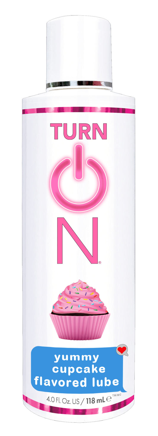 "Turn on Yummy Cupcake Flavored Lube - 4 Fl. Oz. WT56611"