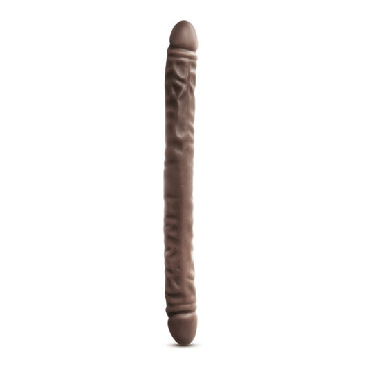 "Dr. Skin - 18 Inch Double Dildo - Chocolate BL-36796"