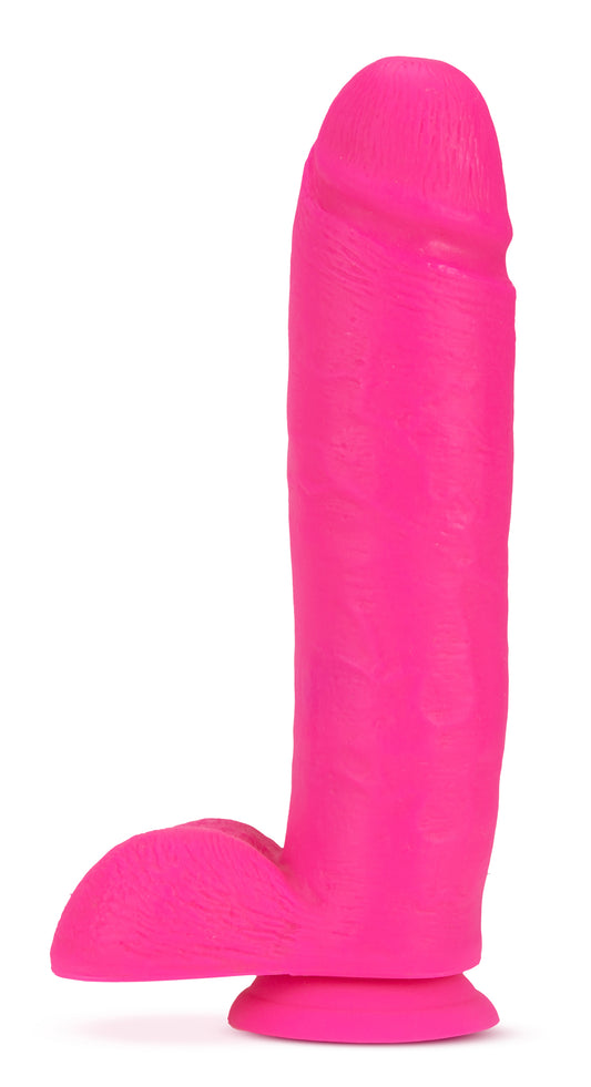 "Neo - 10 Inch Dual Density Dildo - Neon Pink BL-34530"