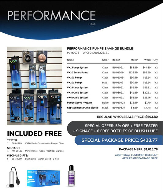 "Performance Pumps Savings Bundle PL-90075"