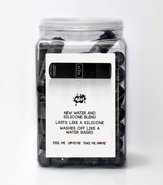 "Wet Elite Black - 36 Piece Bowl - 1 Fl. Oz. Bottles WT20756"