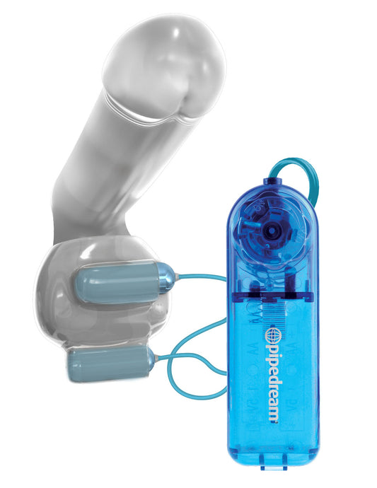 "Classix Dual Vibrating Ball Teaser - Blue/clear PD1997-14"