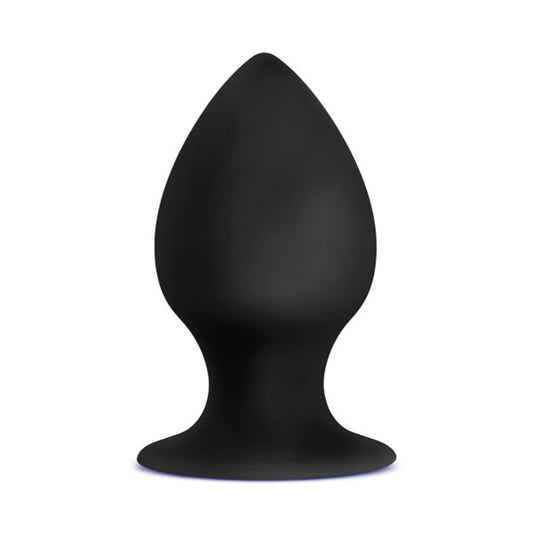 "Anal Adventures - Platinum - Silicone Anal Stout  Plug - Medium - Black BL-81105"