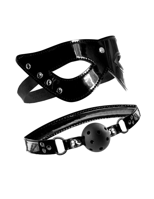 "Fetish Fantasy Limited Edition Masquerade Mask and Ball Gag PD4447-23"