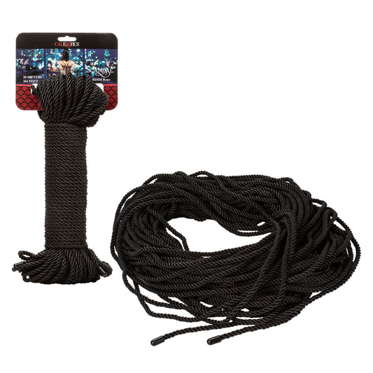 "Scandal BDSM Rope 164 Ft/ 50m - Black SE2711992"