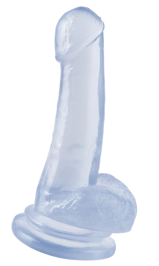 "Basix Rubber Works 8 Inch Suction Cup Dong - Clear PD4308-20"