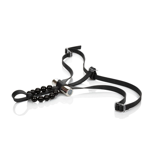 "Rechargeable Silicone Lover's Thong With Pleasure Beads SE0060603"