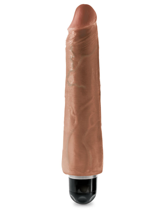 "King Cock 9 Vibrating Stiffy - Tan PD5524-22"