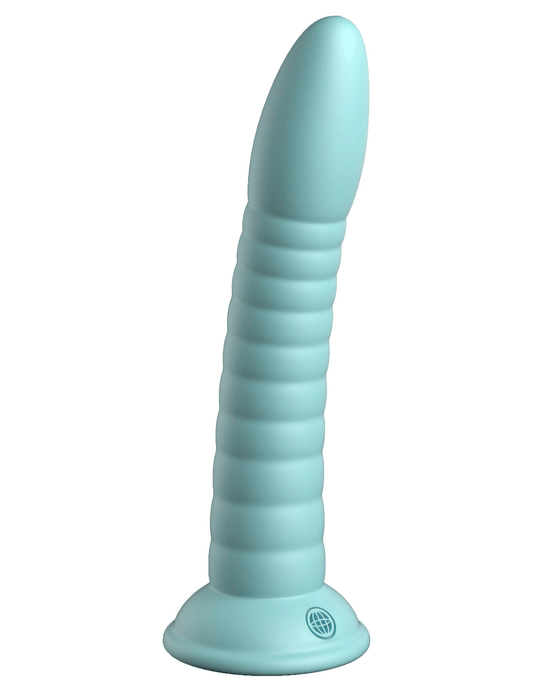 "Dillio Platinum - Wild Thing 7 Inch Dildo - Teal PD5386-14"