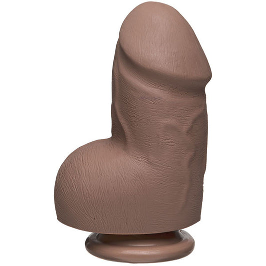 "The D - Fat D - 6 Inch With Balls - Firmskyn -  Caramel DJ1705-77-CD"