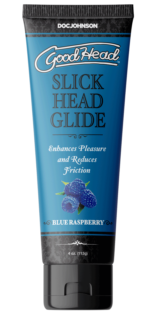 "Goodhead - Slick Head Glide - Blue Raspberry -  4 Oz DJ1361-06-BU"