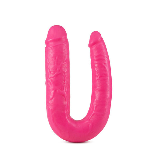 "Big as Fuk - 18 Inch Double Headed Cock - Pink BL-65300"