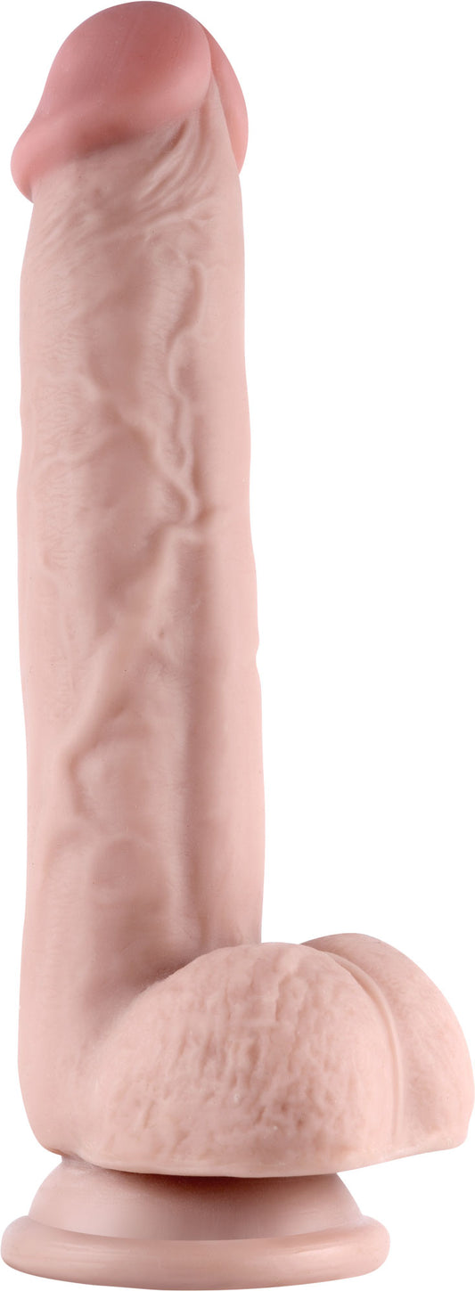 "Real Skin 9 Dual Layer Dildo - Beige TMN-GL-2468"