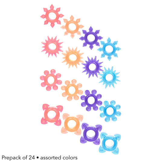 "Foil Pack Textured Ring  - Prepack of 24 SE8000253"