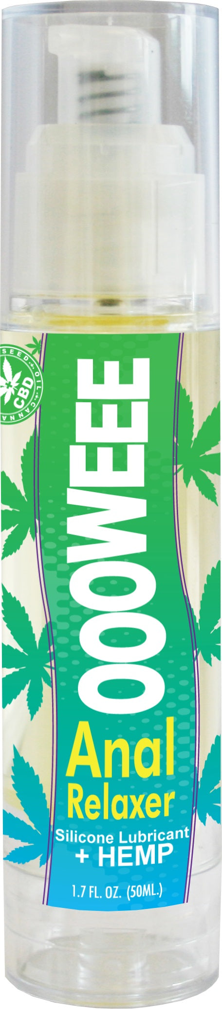 Oooweee Anal Relaxer Silicone Lubricant Plus Hemp - 1.7 Fl. Oz. / 50 ml BA-OWE17