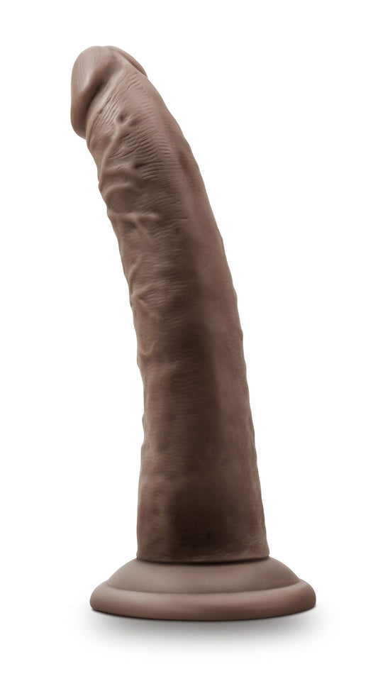 "Dr. Skin Plus - 7 Inch Posable Dildo - Chocolate BL-12906"