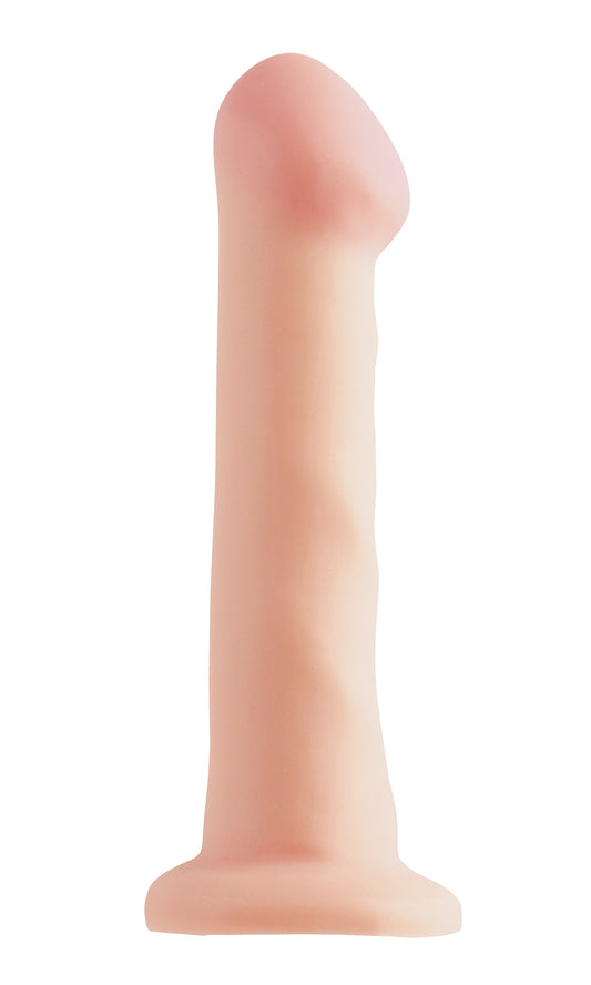 "Basix Rubber Works - 6.5 Inch Dong With Suction Cup - Flesh PD4208-21"