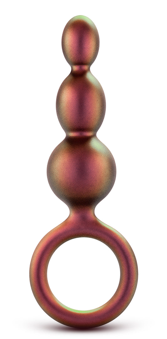 "Anal Adventures Matrix - Beaded Loop Plug - Copper BL-10119"