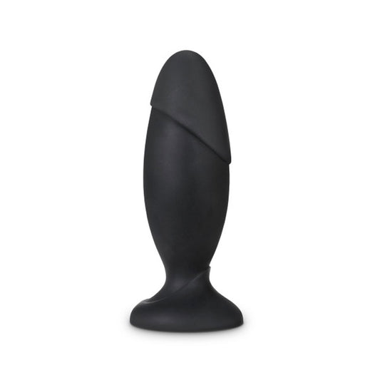 "Anal Adventures - Platinum - Silicone Rocket Plug - Black BL-12345"