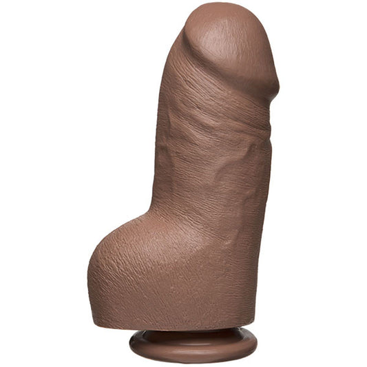 "The D - Fat D - 8 Inch With Balls - Firmskyn -  Caramel DJ1705-87-CD"