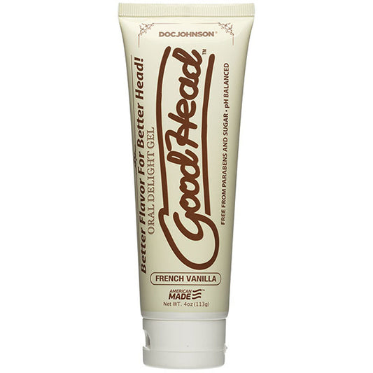 "Goodhead - Oral Delight Gel - 4 Oz Tube - French  Vanilla DJ1360-08-BU"