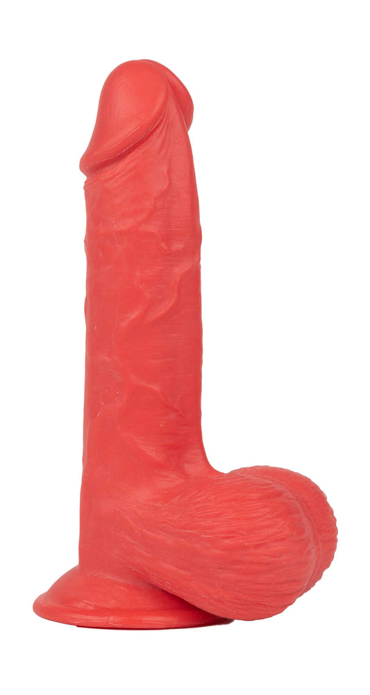 "Real Skin Mr. Ruby 7.5 Dual Layer Dildo TMN-GL-4592"