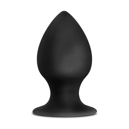 "Anal Adventures - Platinum - Silicone Anal Stout  Plug  - Large - Black BL-81005"