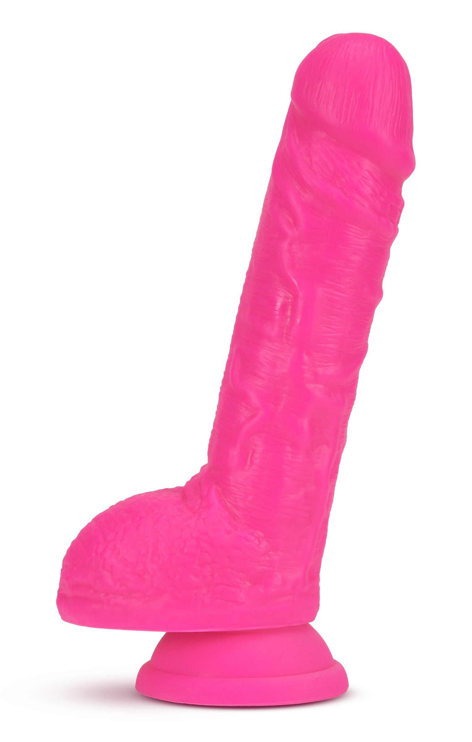 Neo - 9 Inch Dual Density Dildo - Neon Pink BL-34520