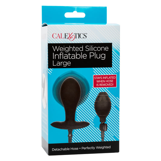 "Weighted Silicone Inflatable Plug Large SE0429153"