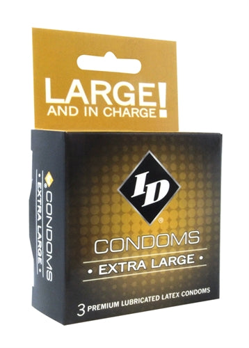 "ID Extra Large Condoms - 3 Pack ID-WXL-03"