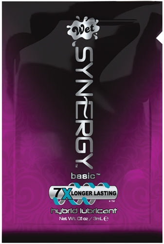 "Wet Synergy Hybrid Lubricant Basic - 3 ml Foil - Eaches WT36900"