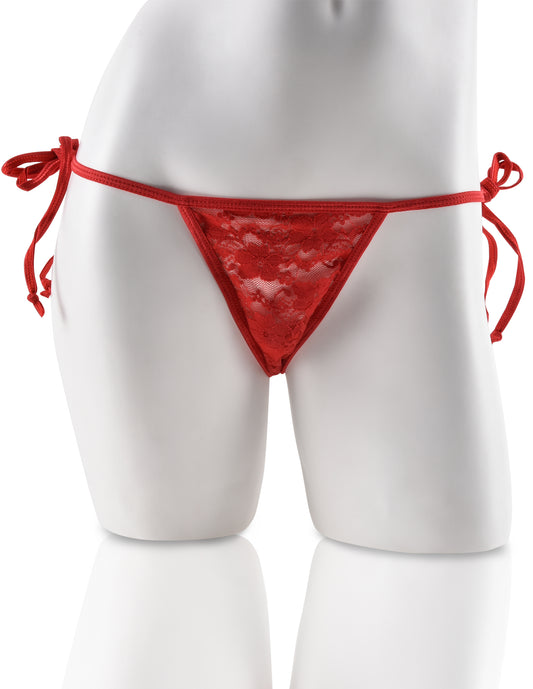 "Fetish Fantasy Series Date Night Remote Control  Panties - Red PD4023-15"