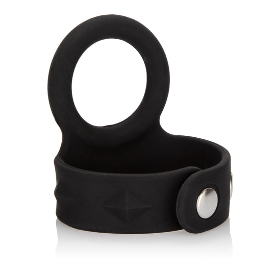"Silicone Tri-Snap Scrotum Support Ring - Medium SE1413153"