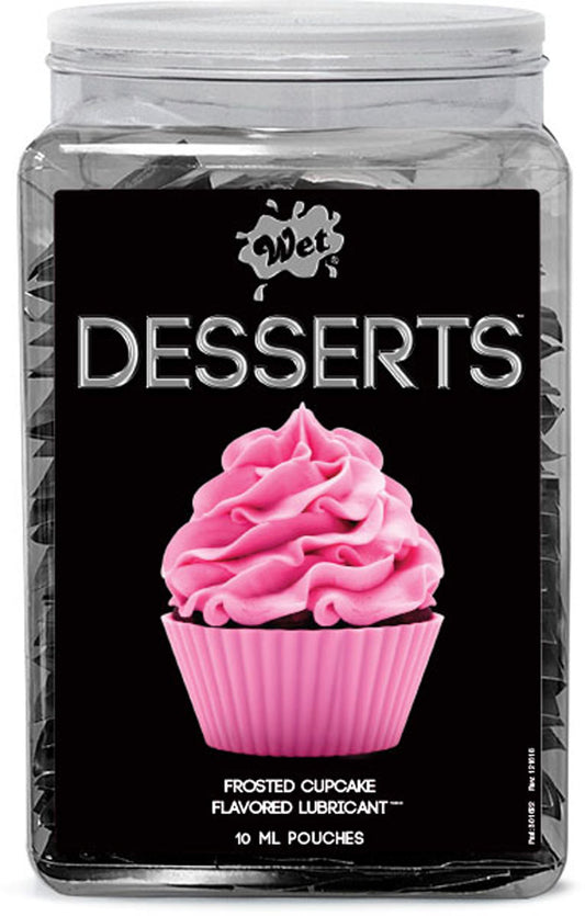 "Wet Desserts Frosted Cupcakes .33 Fl Oz Pouch Counter Bowl 144pc WT21575"