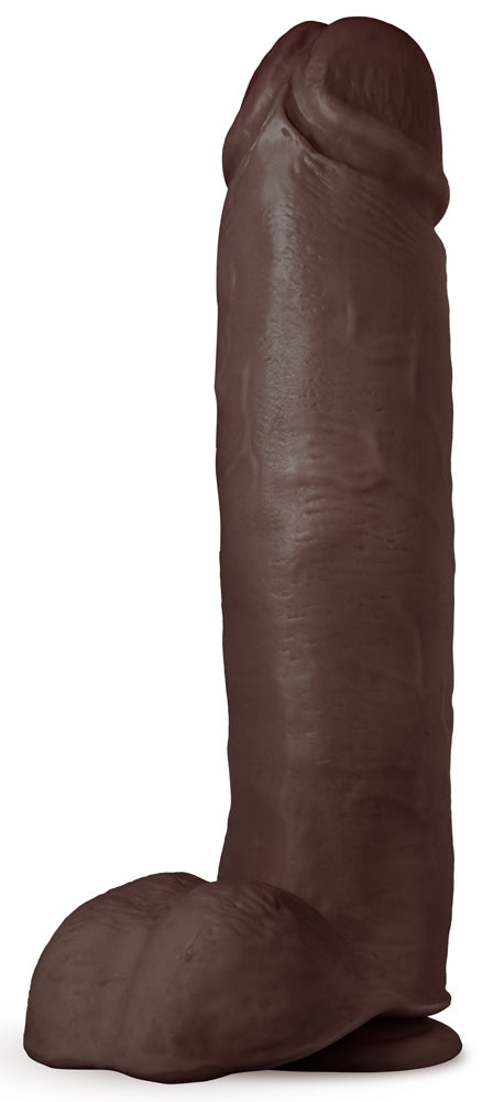 "Au Naturel - Huge - 10 Inch Dildo - Chocolate BL-26716"