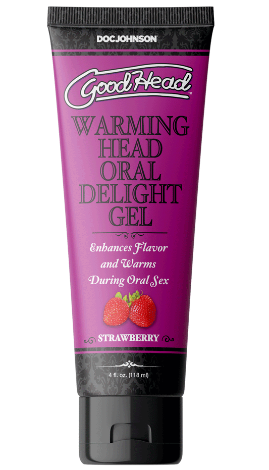 "Goodhead - Warming Head Oral Delight Gel - Strawberry - 4 Fl Oz Bulk DJ1361-13-BU"