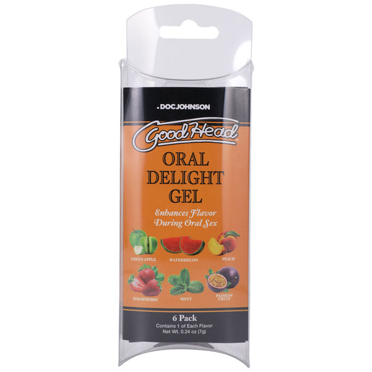"Goodhead - Oral Delight Gel - 6 Pack - 0.24 Oz DJ1387-45-BX"