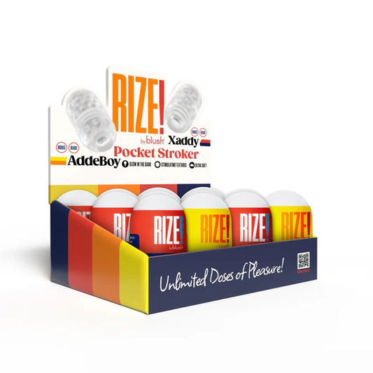 "Rize - the Pill Mini Stroker - 12 Pack Display BL-99901-12"